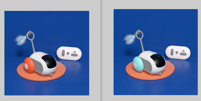 Interaktives Katzenauto mit Fernbedienung – Smartes Jagdspielzeug für aktive Katzen