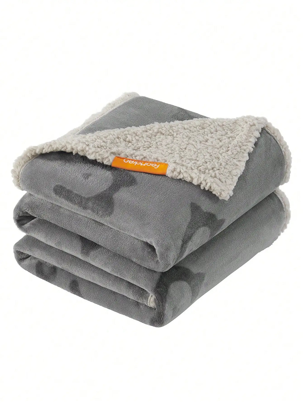 FEANDREA Wasserdichte Haustierdecke – Kuschelige Sherpa- & Flanell-Decke für Hunde & Katzen