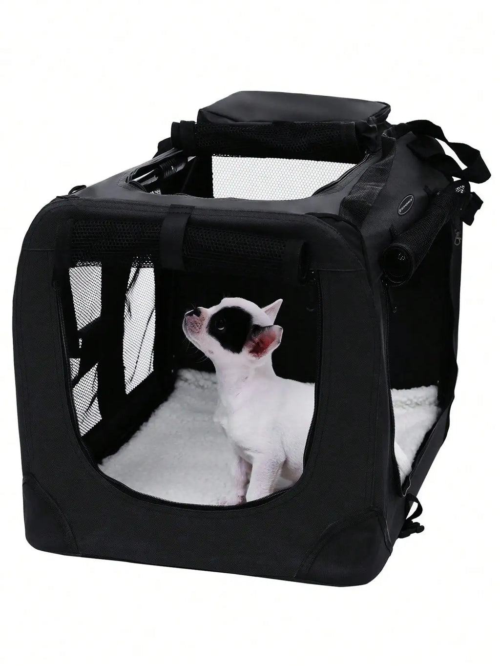 FEANDREA Faltbare Hundebox – Leichte Transportbox & Ruheplatz für Hunde (60 × 42 × 42 cm)