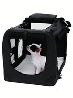 FEANDREA Faltbare Hundebox – Leichte Transportbox & Ruheplatz für Hunde (60 × 42 × 42 cm)