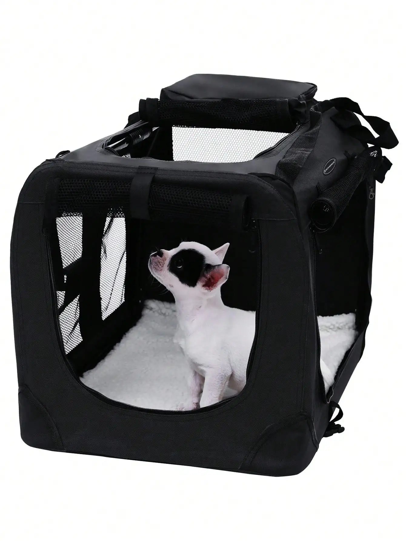 FEANDREA Faltbare Hundebox – Leichte Transportbox & Ruheplatz für Hunde (60 × 42 × 42 cm)