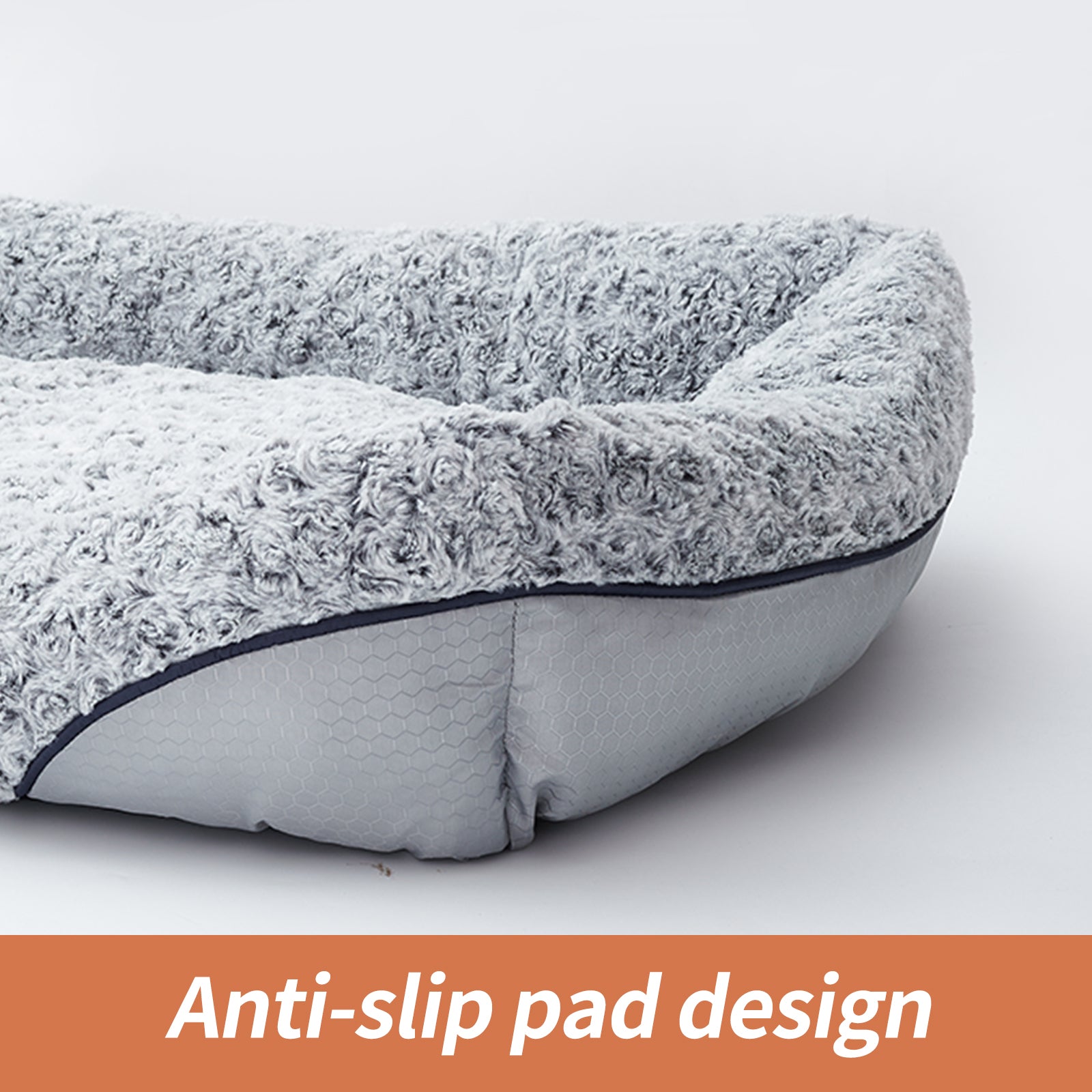 Hundebett aus Rosen-Velours – Sofa für Hunde & Katzen